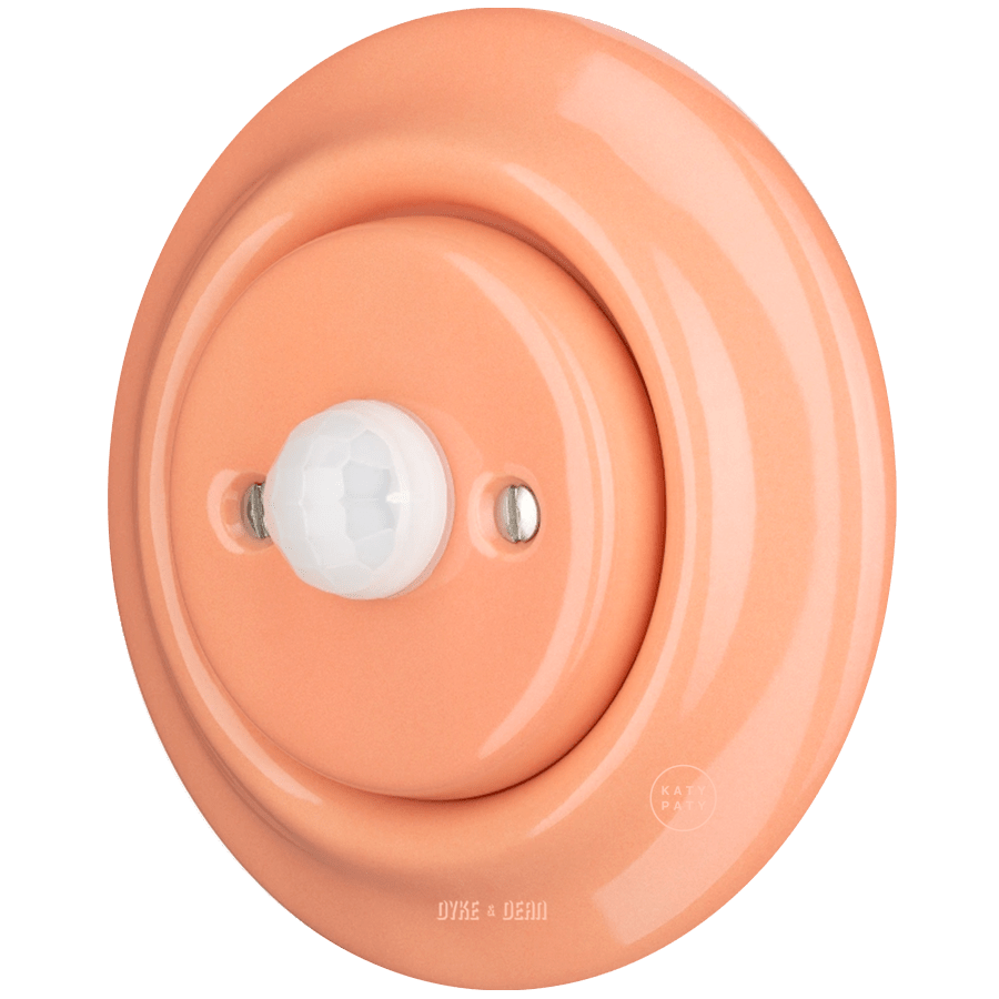 PORCELAIN WALL CABLE MOTION SENSOR SALMON - DYKE & DEAN