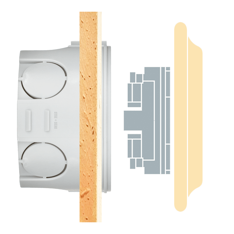 PORCELAIN WALL CABLE MOTION SENSOR YELLOW - DYKE & DEAN