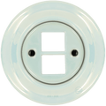 PORCELAIN WALL SOCKET CONCHA PC/USB - DYKE & DEAN
