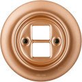 PORCELAIN WALL SOCKET COPPER PC/USB - DYKE & DEAN
