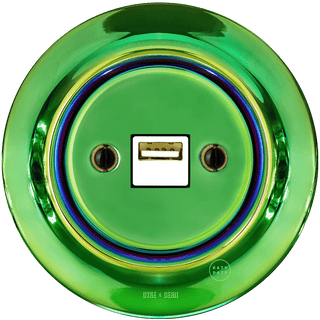 PORCELAIN WALL USB CHARGER CHLOREDO - DYKE & DEAN