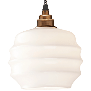 RIPPLE OPALINE PENDANT SHADE SMALL - DYKE & DEAN