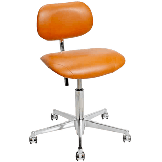 VL66 LEATHER SWIVEL CHAIR - DYKE & DEAN