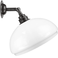 WALL ARM OPAL DOME GLASS SHADE MEDIUM - DYKE & DEAN