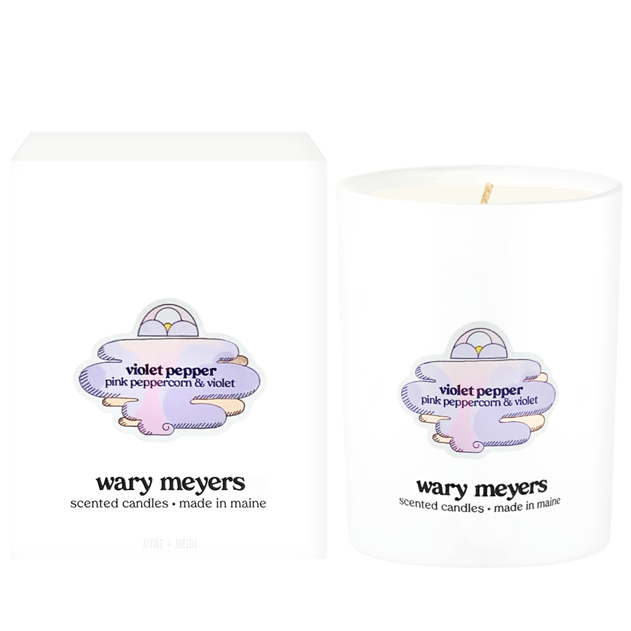 WARY MEYERS VIOLET PEPPER CANDLE - DYKE & DEAN