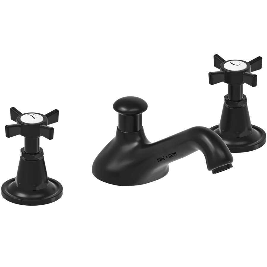 WASH BASIN SET SPOUT CROSS TAPS - DYKE & DEAN