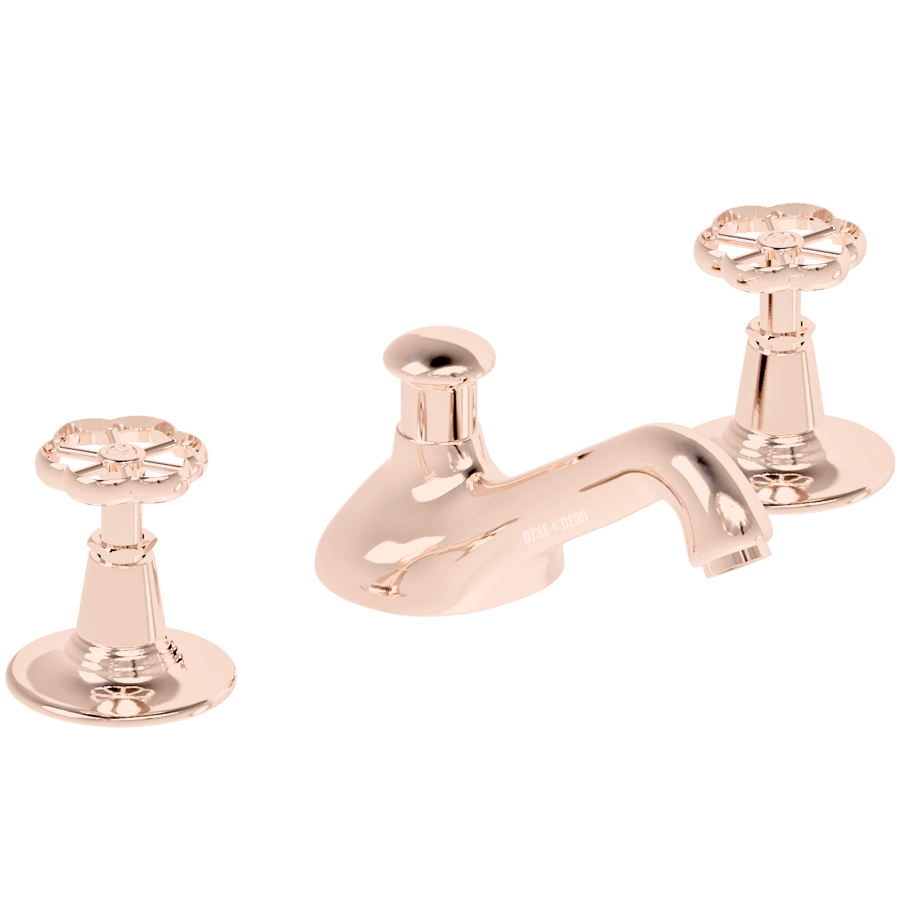 WASH BASIN SET SPOUT FLOWER TAPS - DYKE & DEAN