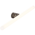 WATERPROOF PEG TUBE BULB MOUNT BROWN MARBLE - DYKE & DEAN