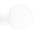 WHITE CERAMIC REARWIRED WALL LAMPS - DYKE & DEAN