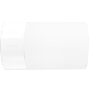 WHITE CERAMIC REARWIRED WALL LAMPS - DYKE & DEAN