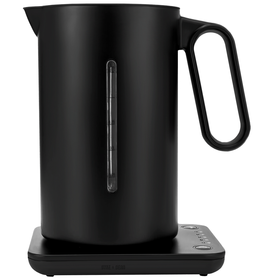 WILFA BLACK FIXED TEMPERATURE CONTROL KETTLE - DYKE & DEAN