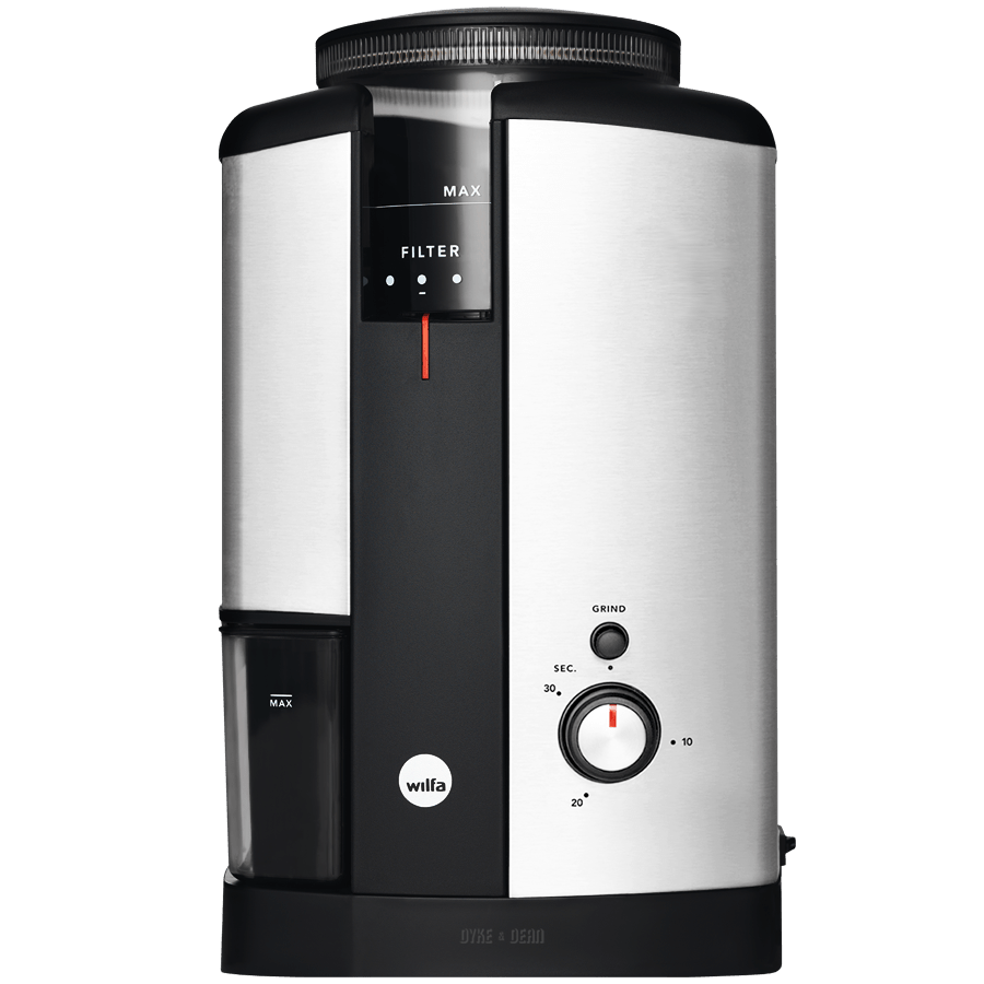 WILFA CHROME SVART COFFEE GRINDER - DYKE & DEAN