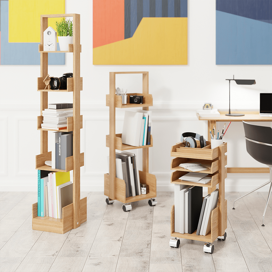 WIREWORKS FLOOR STANDING BOOKSHELF - DYKE & DEAN