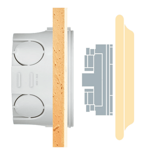 WOODEN PORCELAIN WALL SOCKET NUCLEUS CABLE GLAND - DYKE & DEAN