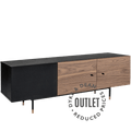 WOODMAN JUGEND TV SIDEBOARD UNIT WALNUT OUTLET - DYKE & DEAN